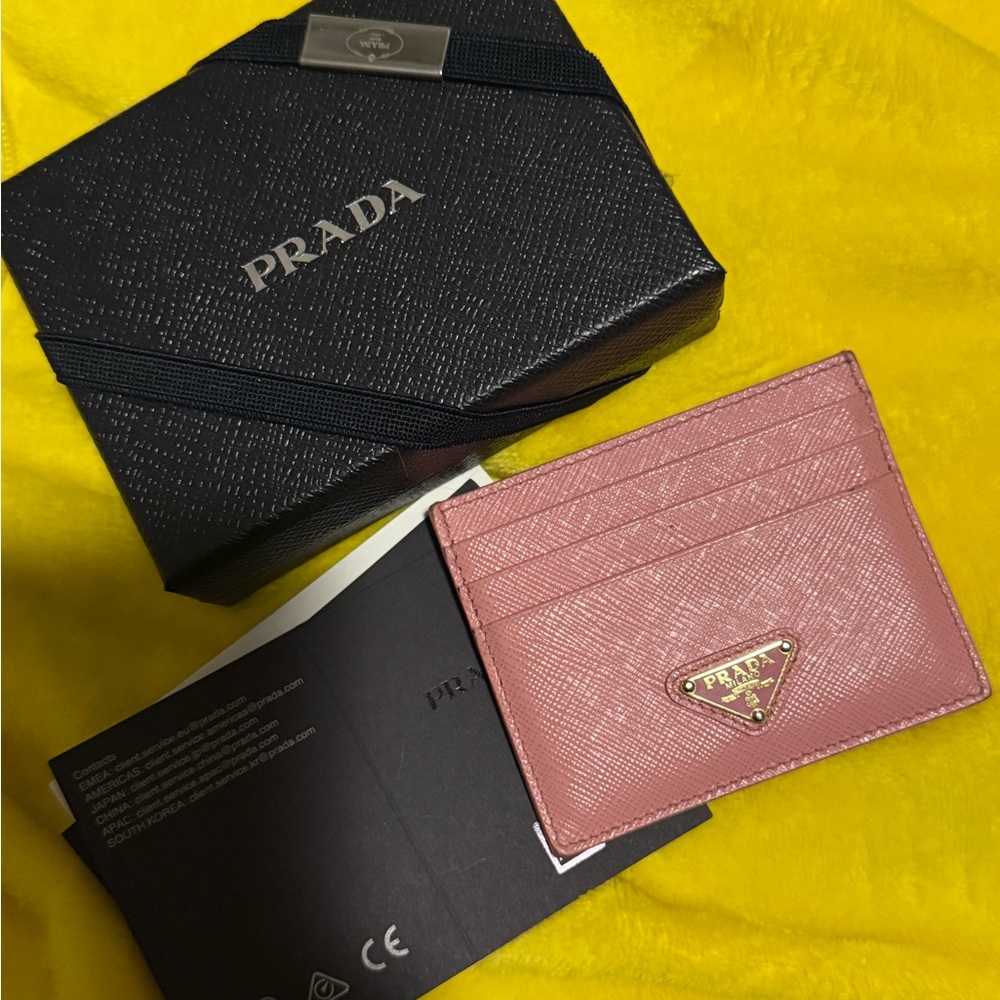 Prada Saffiano Leather card holder